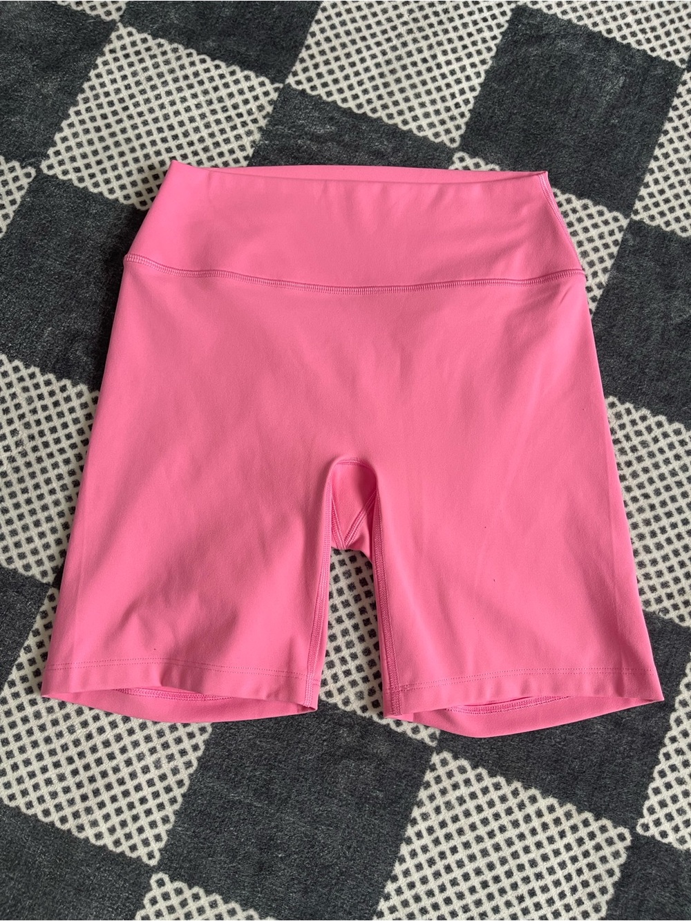 High-Rise Pink Bike Shorts for Women